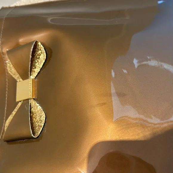 Ted baker brown gold shoulder bag - Picture 5 of 7